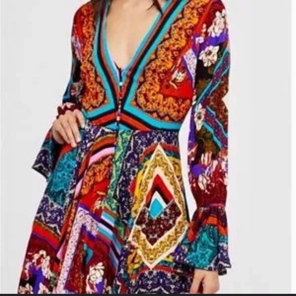 🐦‍🔥FREE PEOPLE🐦‍🔥HI/LO MIDI - Picture 4 of 11